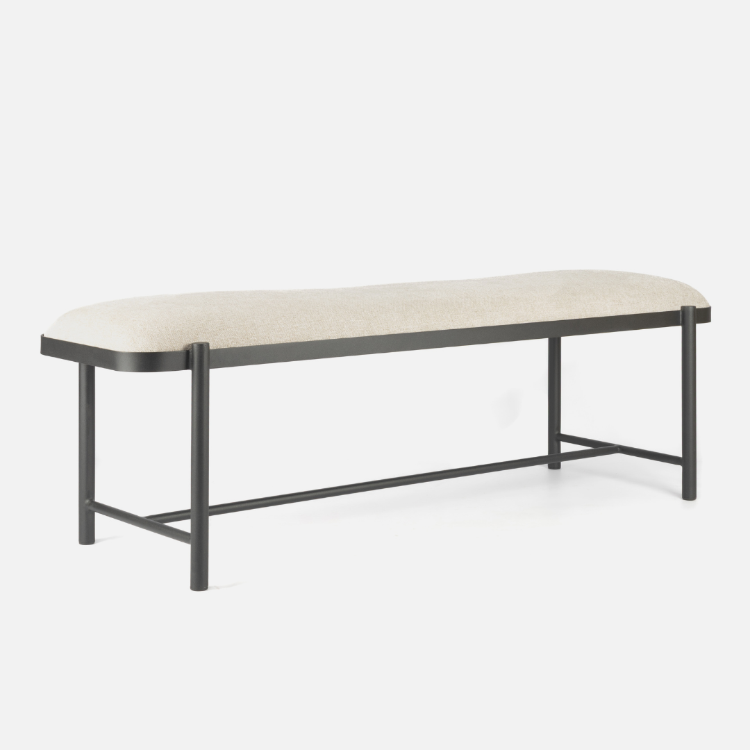 Malmo Bench + Table - Light Stone