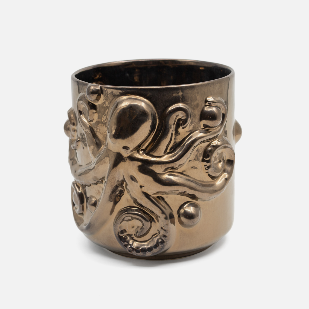 The Creepy Crawly Octopus Planter - Bronze