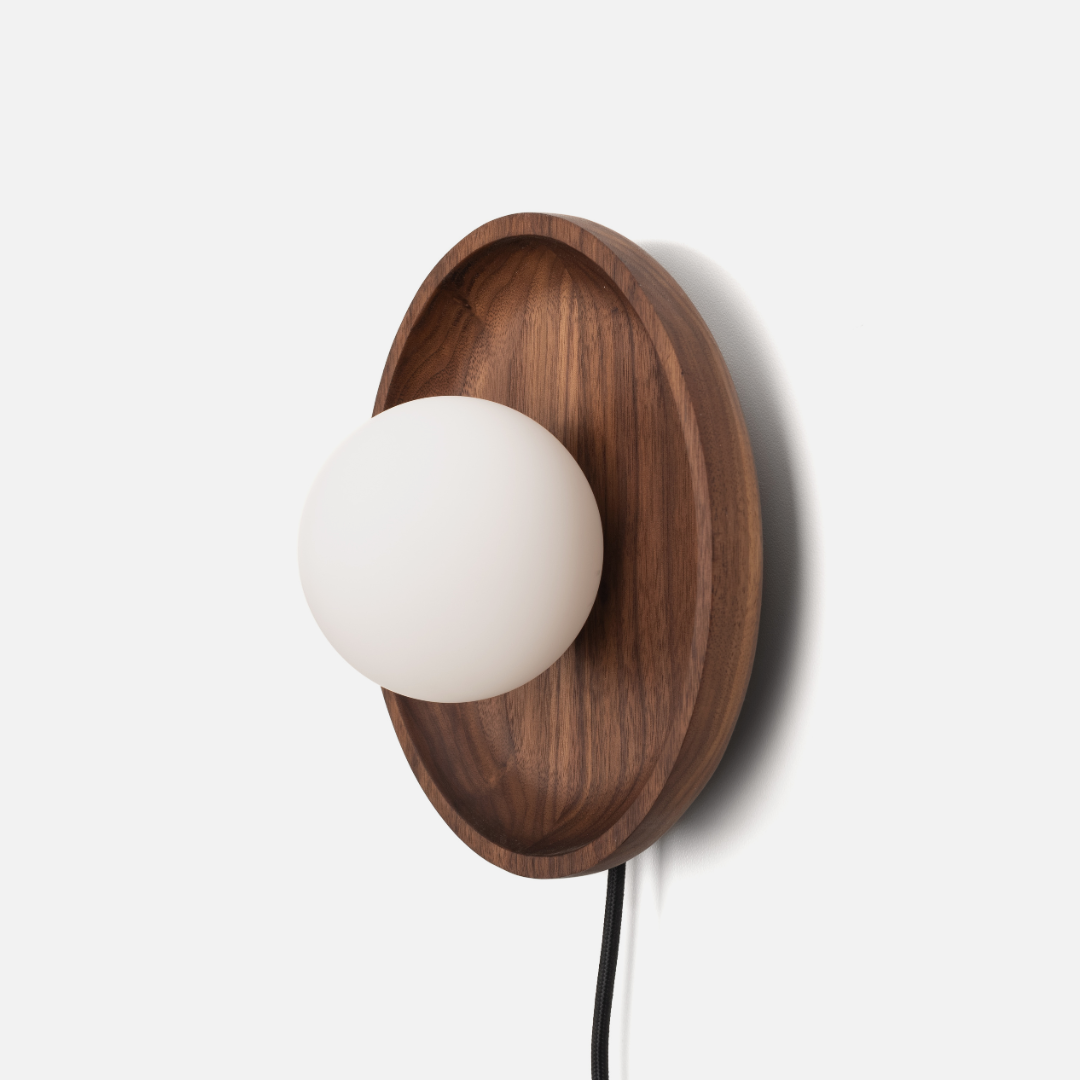 Circa Wall Sconce - Walnut