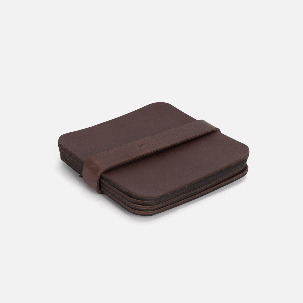Square Coasters Set Of 4 - Chocolate