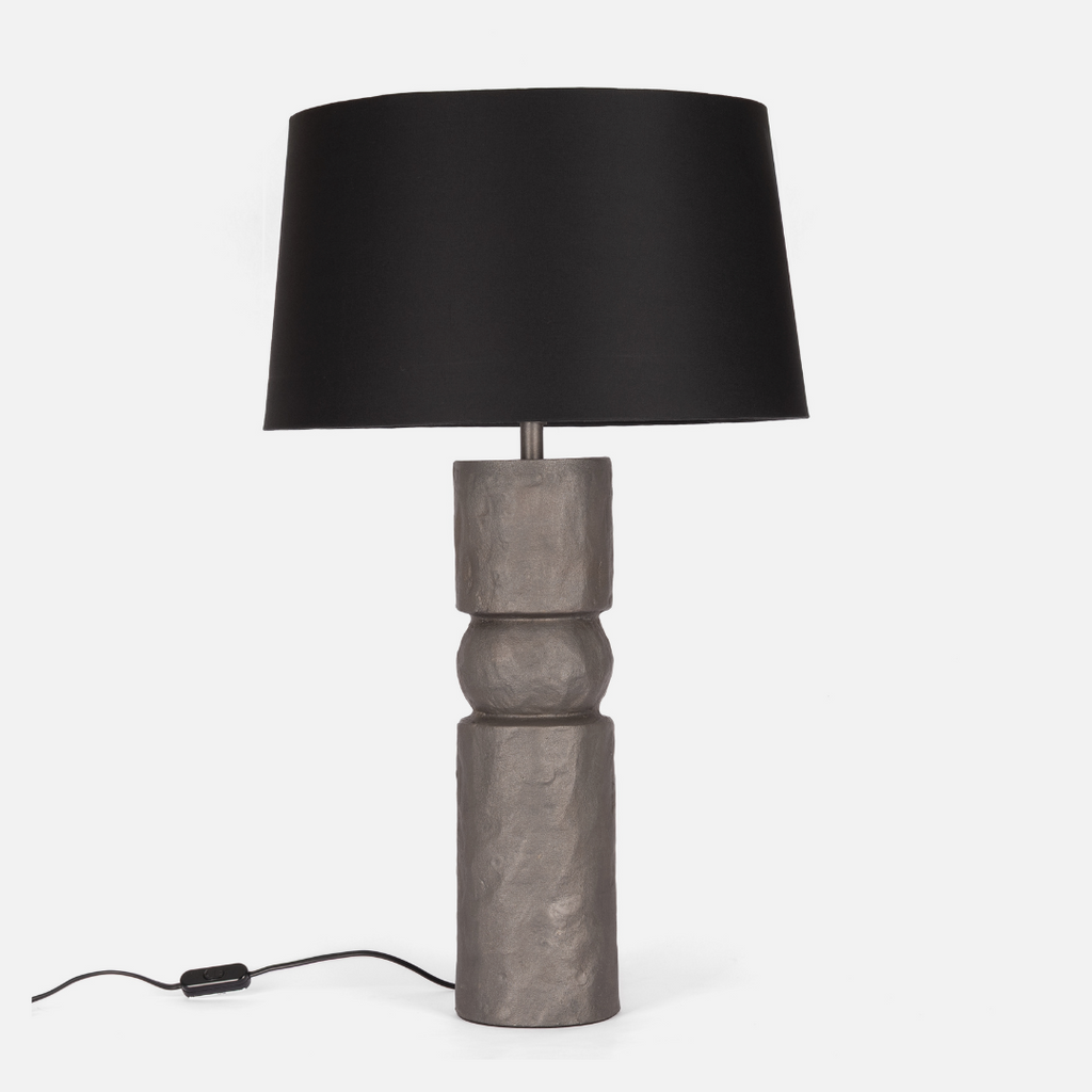 Antique Lamp Base 1 Circle - Black