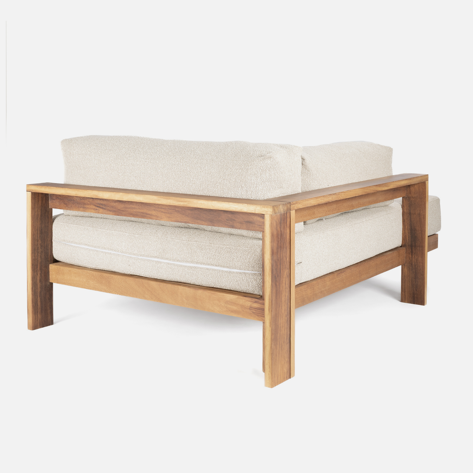 Kumo Outdoor Daybed + Table - Iroko Hardwood