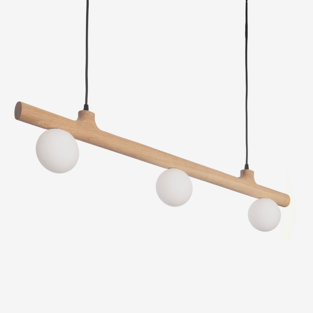 Scalla Pendant Light - Solid Oak