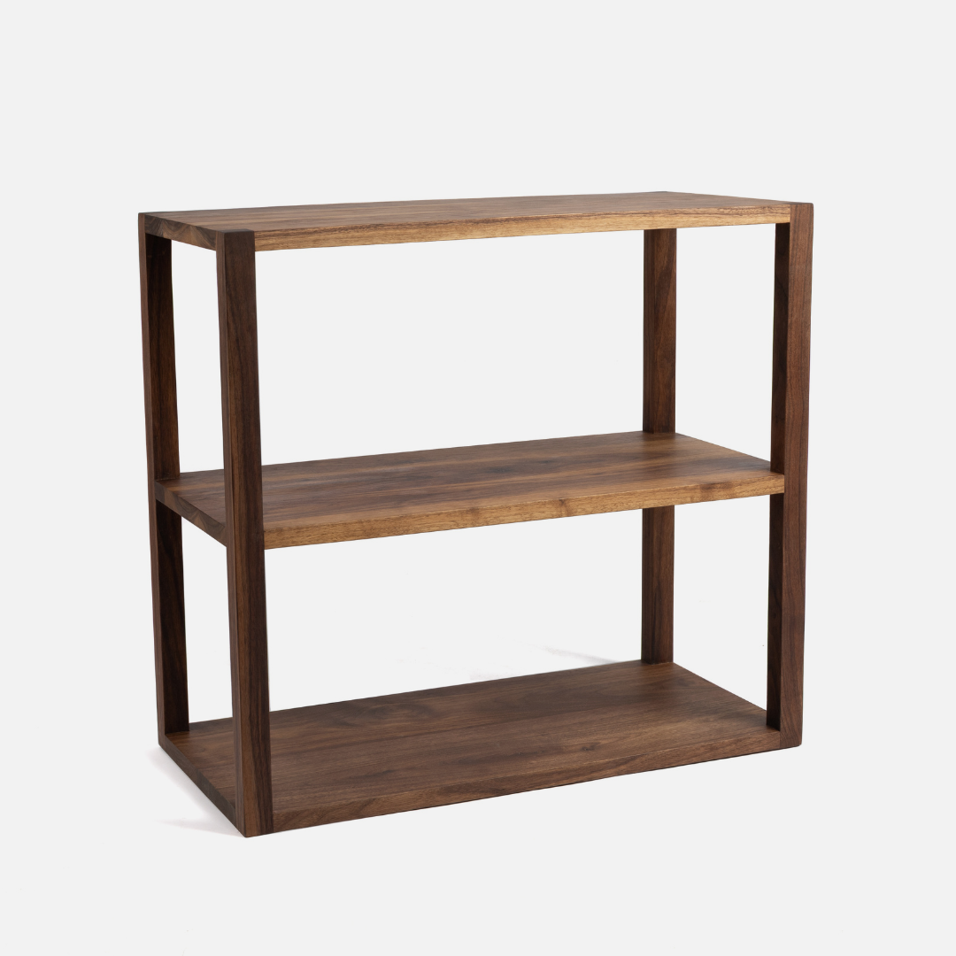 Tetsu Sofa Shelf - Solid Walnut