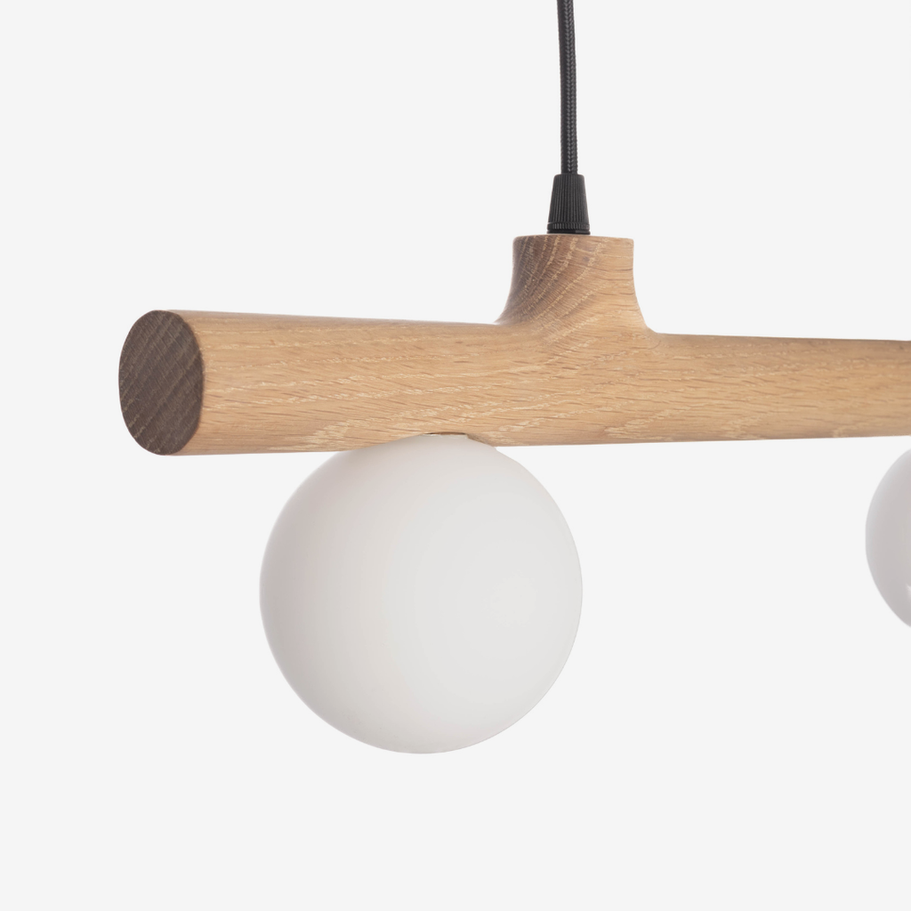 Scalla Pendant Light - Solid Oak