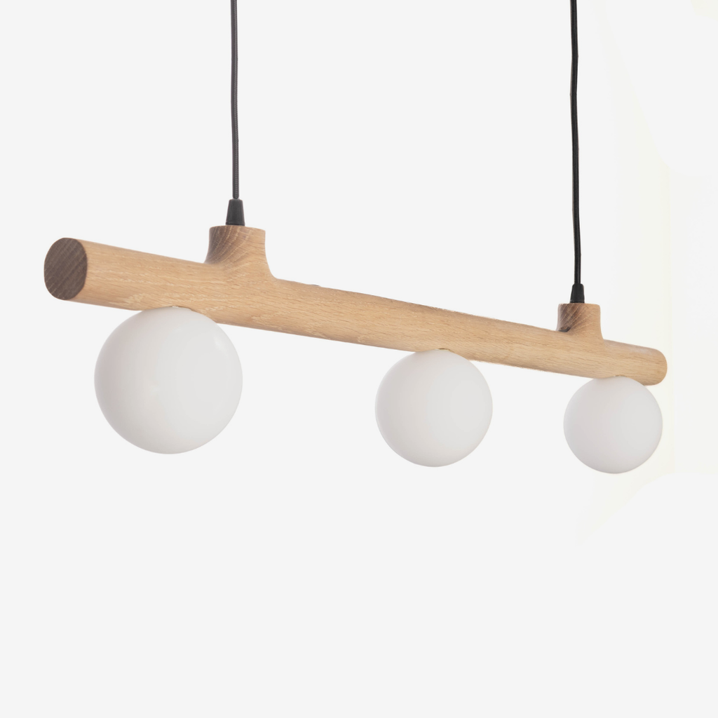 Scalla Pendant Light - Solid Oak