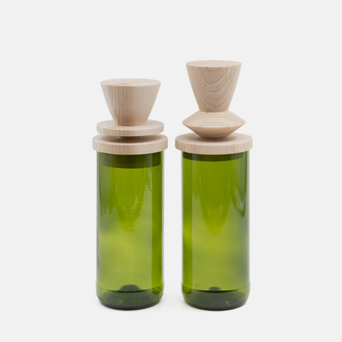 Cylinder Storage Jars (Set of 2) - Kalahari