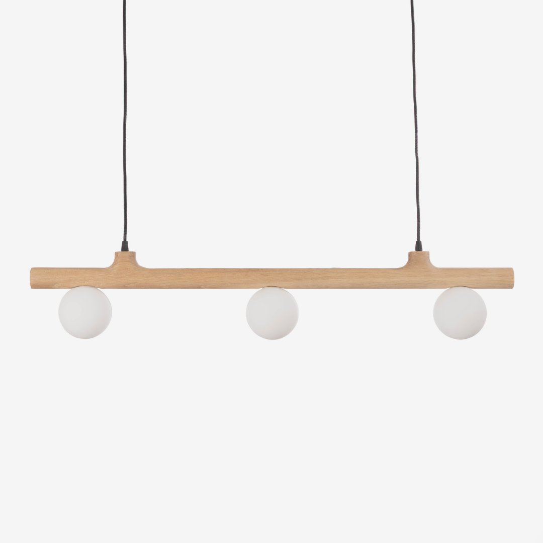 Scalla Pendant Light - Solid Oak