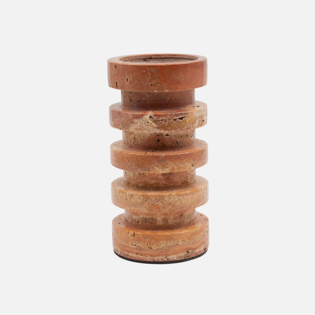 Travertino Candle Holder - Large