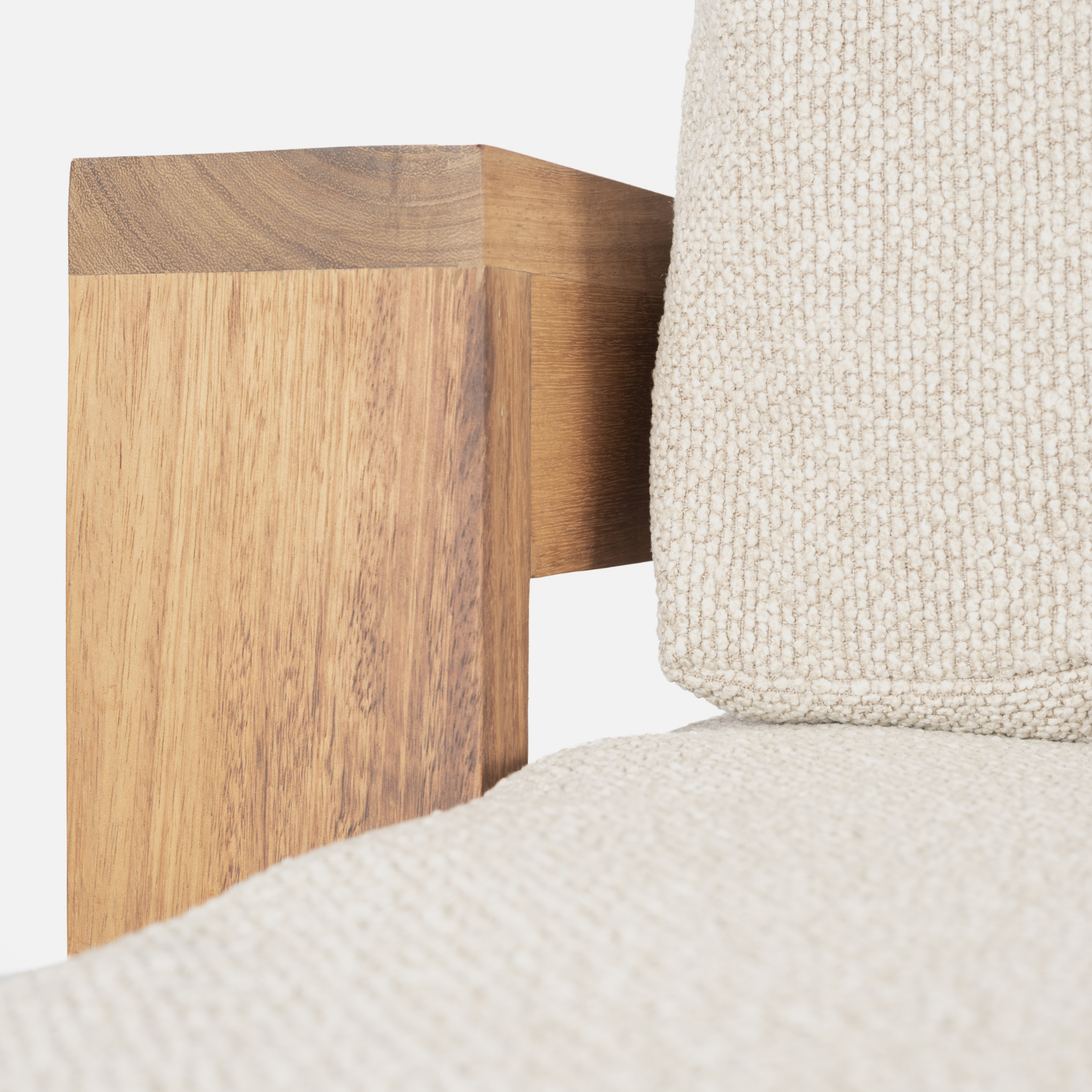 Kumo Outdoor Daybed + Table - Iroko Hardwood