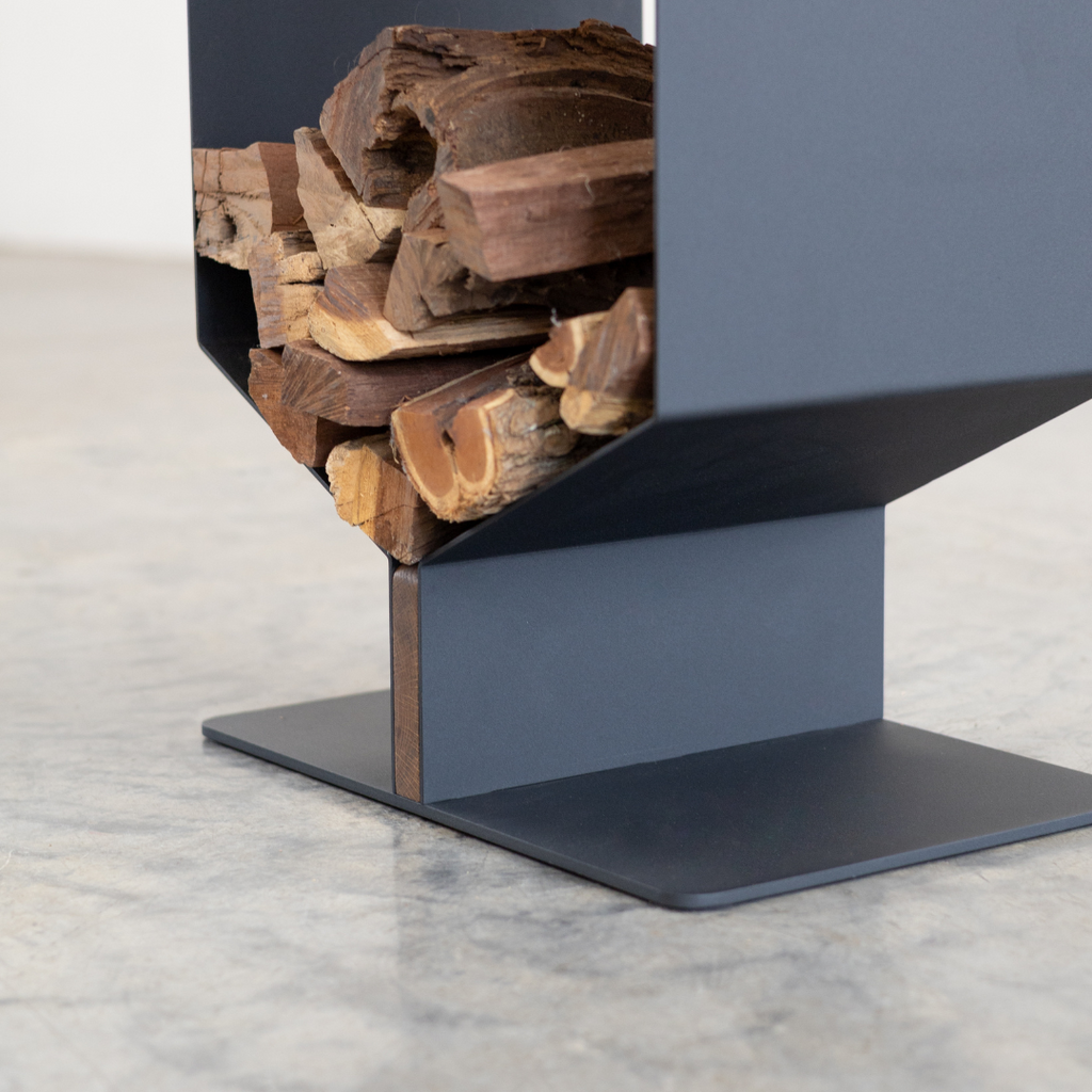 Hex Firewood Holder & Carrier Set