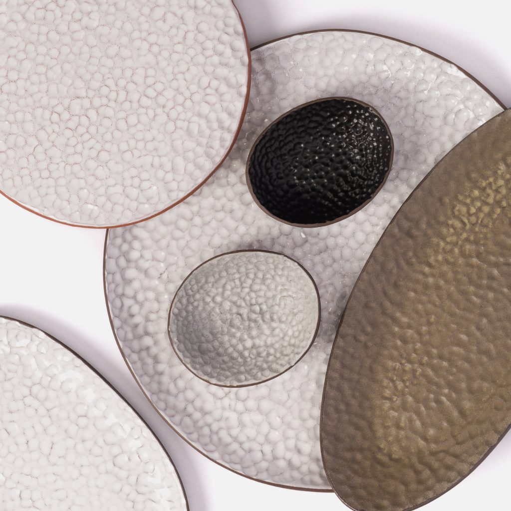 LeOcean Large serving Plate - white