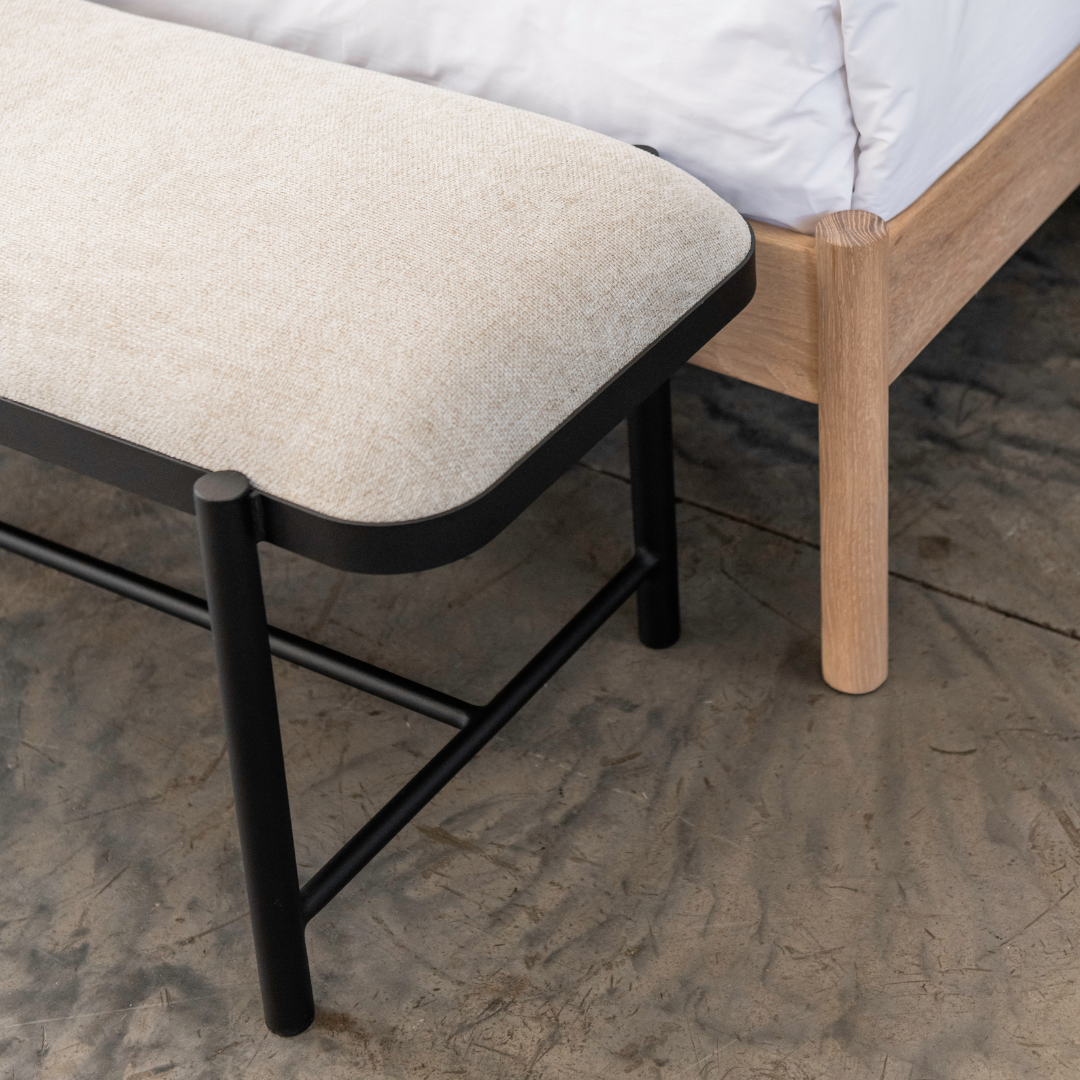 Malmo Bench + Table - Light Stone