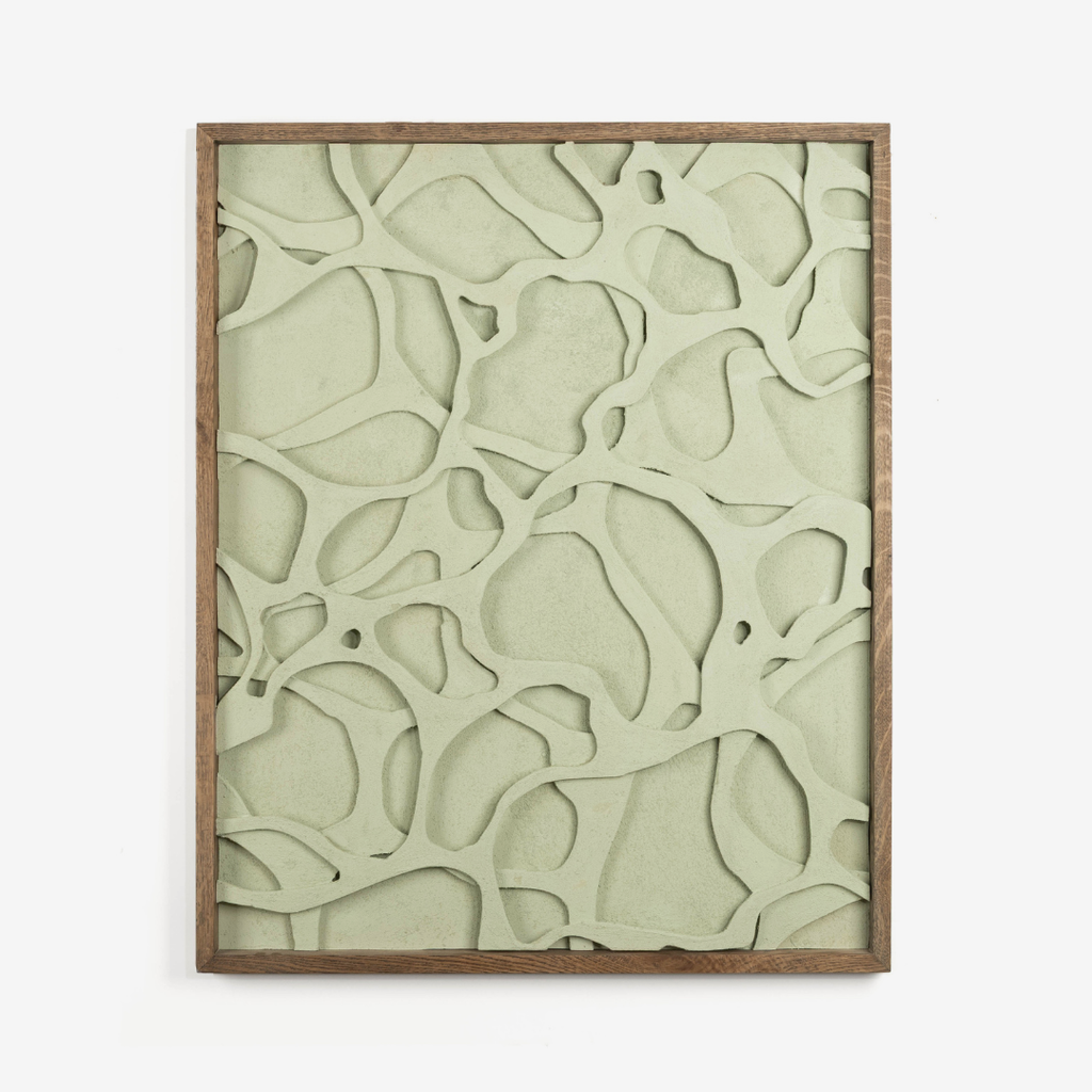 Cascade Textured Wall Art - Sage