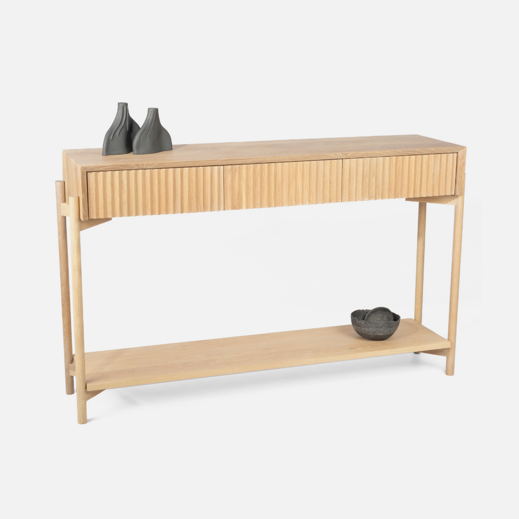 Copenhagen Freestanding Server - Light Oak