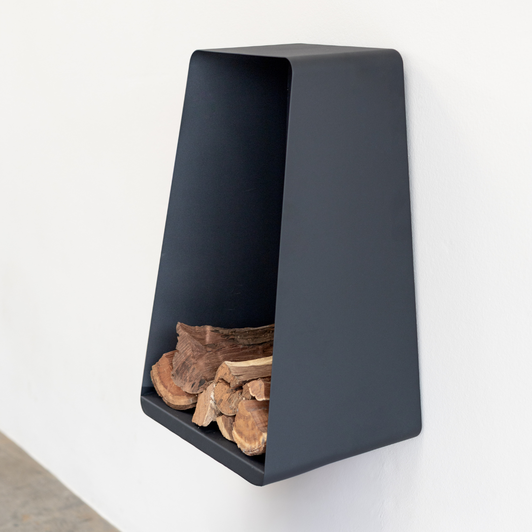 Apex Wall Mounted Firewood Holder - Large