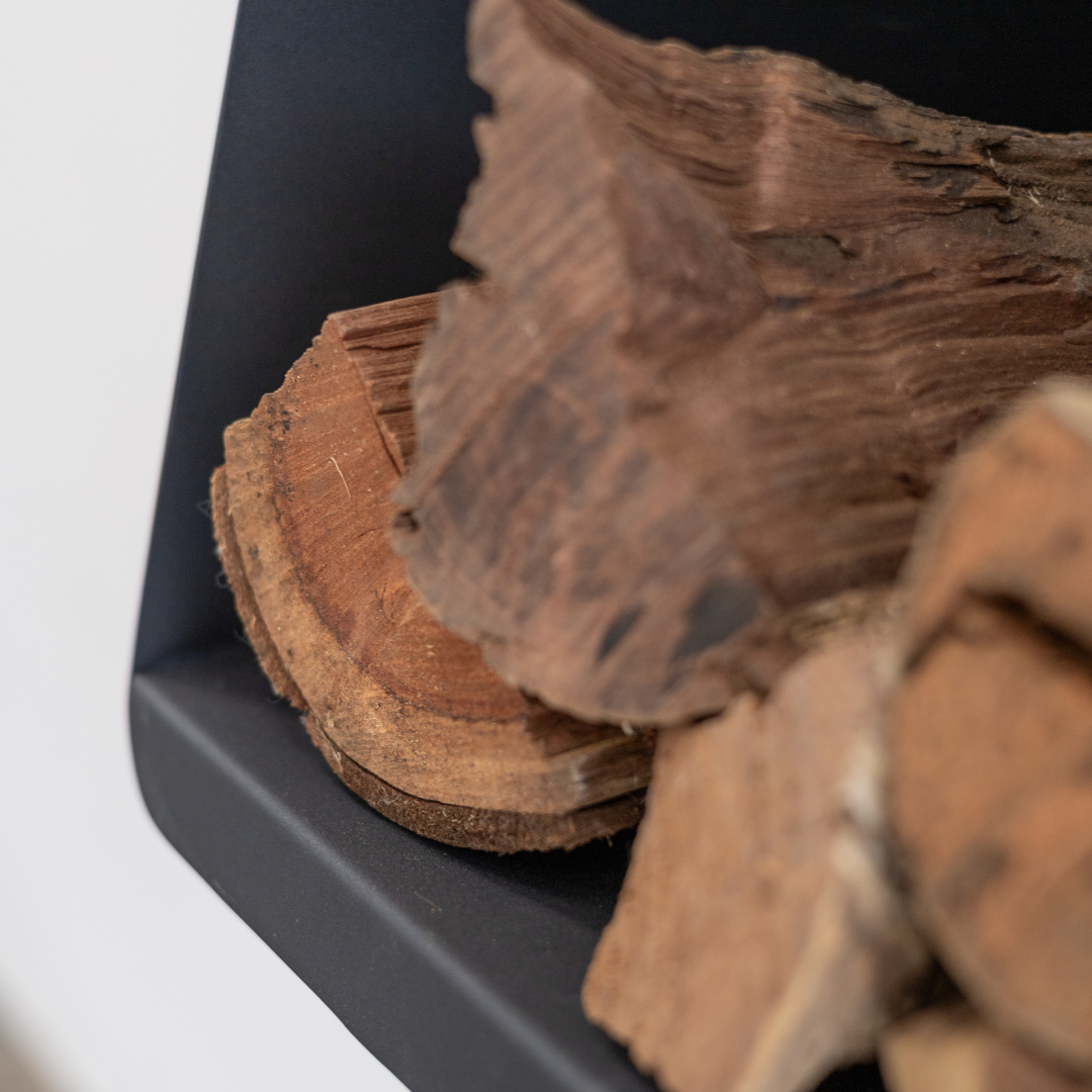 Apex Wall Mounted Firewood Holder - Large