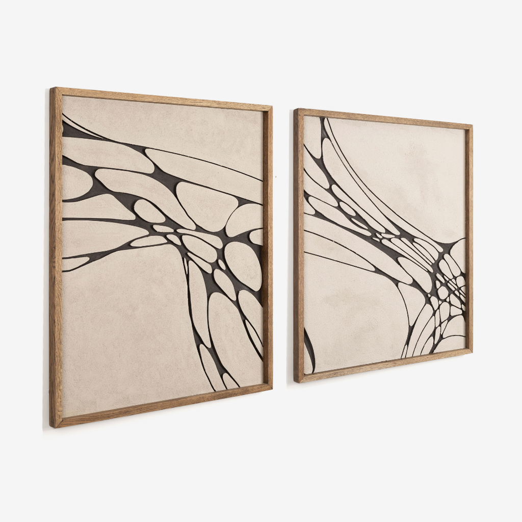 Butterfly Effect Textured Wall Art - Set of Two
