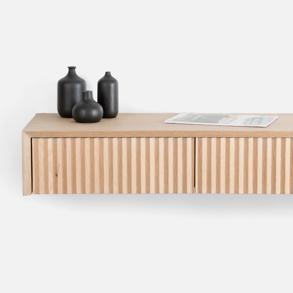 Copenhagen Floating Server - Light Oak
