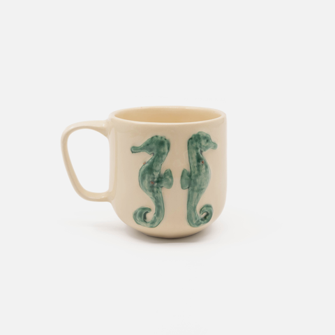 Sea Horse Mug - Crystal Jade