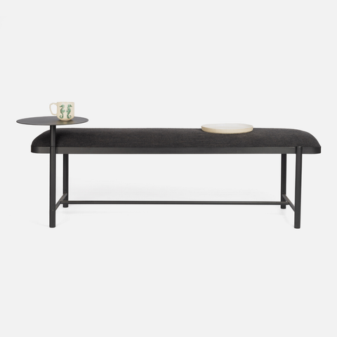 Malmo Bench + Table - Jet Black