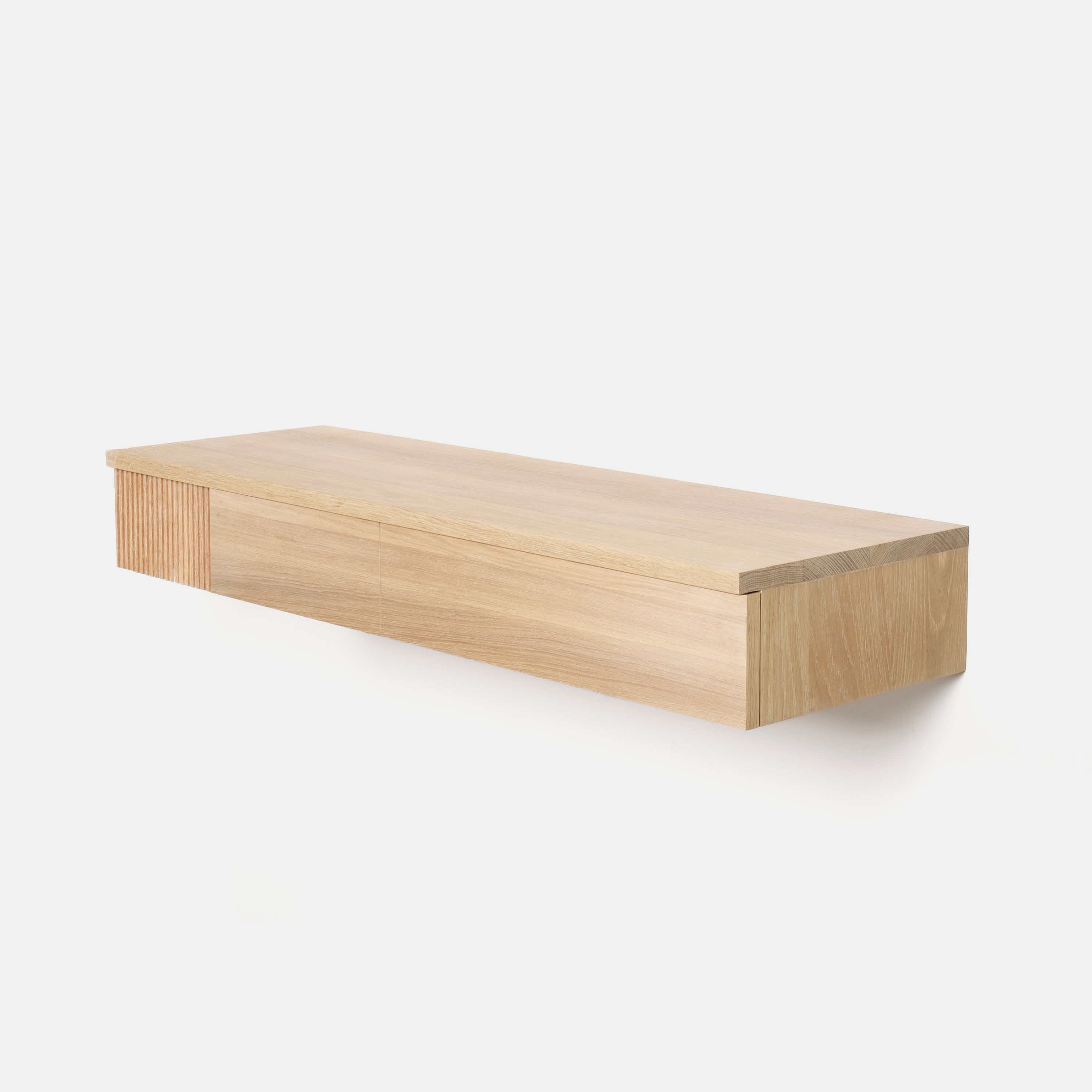 The Monolith Floating Server - Light Oak