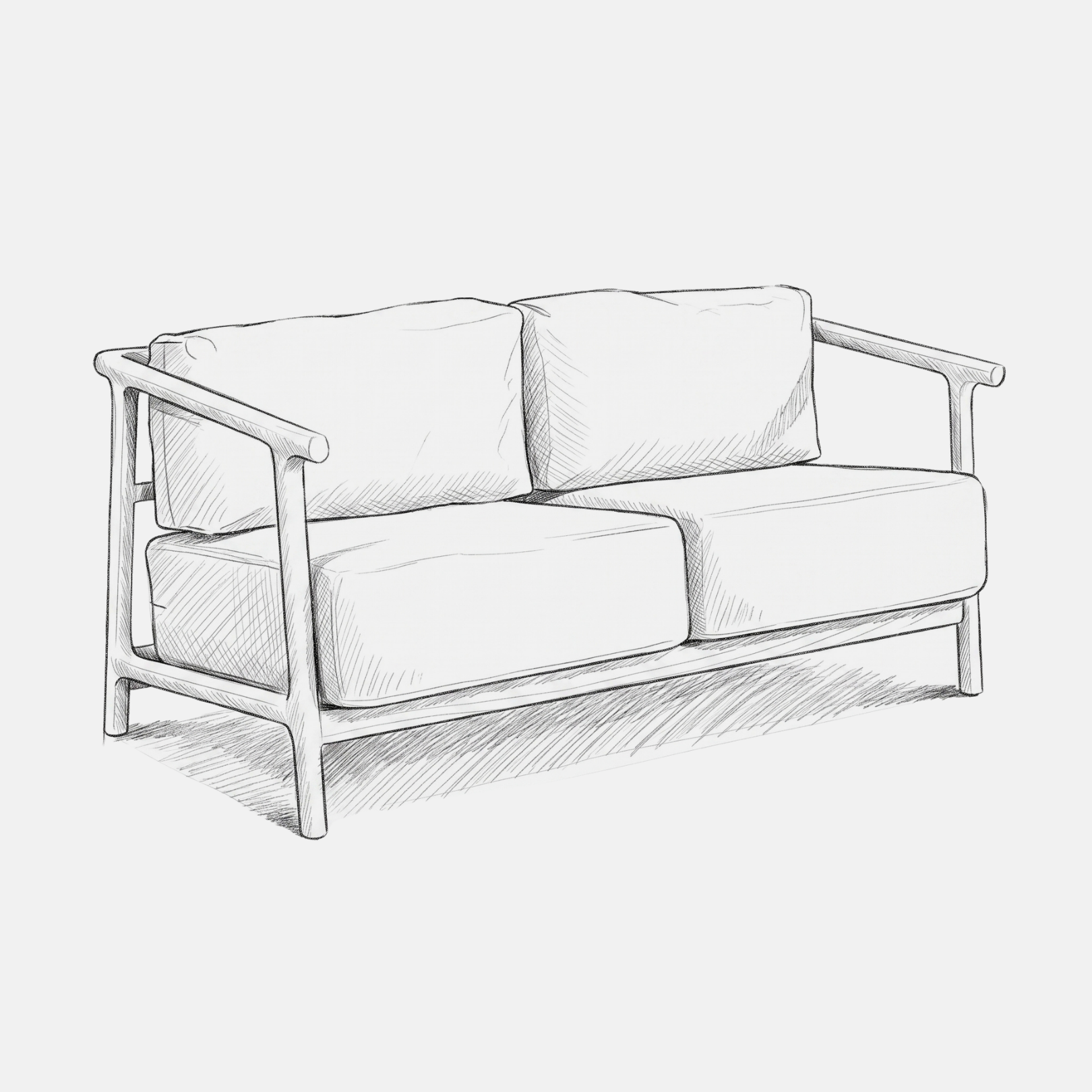 Sydney Sofa - Light Oat / Oatmeal