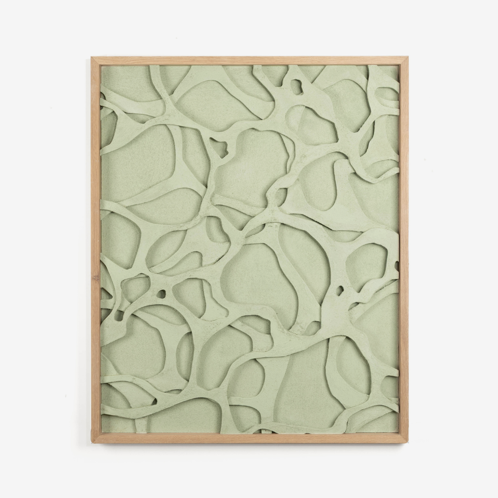 Cascade Textured Wall Art - Sage