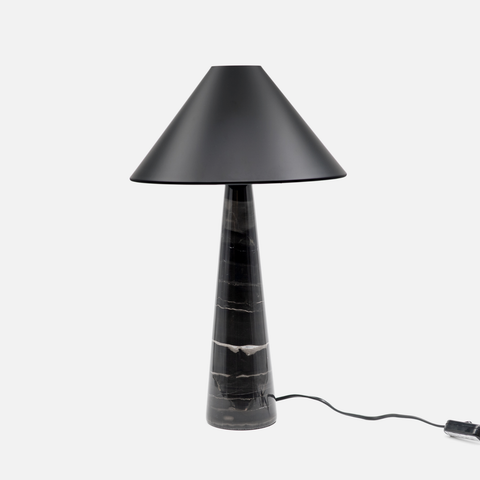 Noir Marble Table Lamp