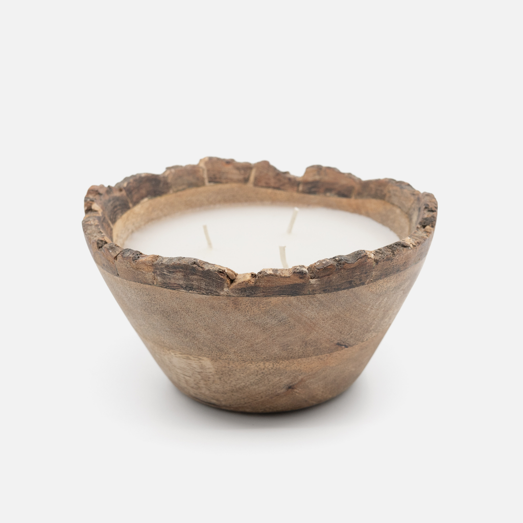 Mango Wood Candle - Midnight Rose