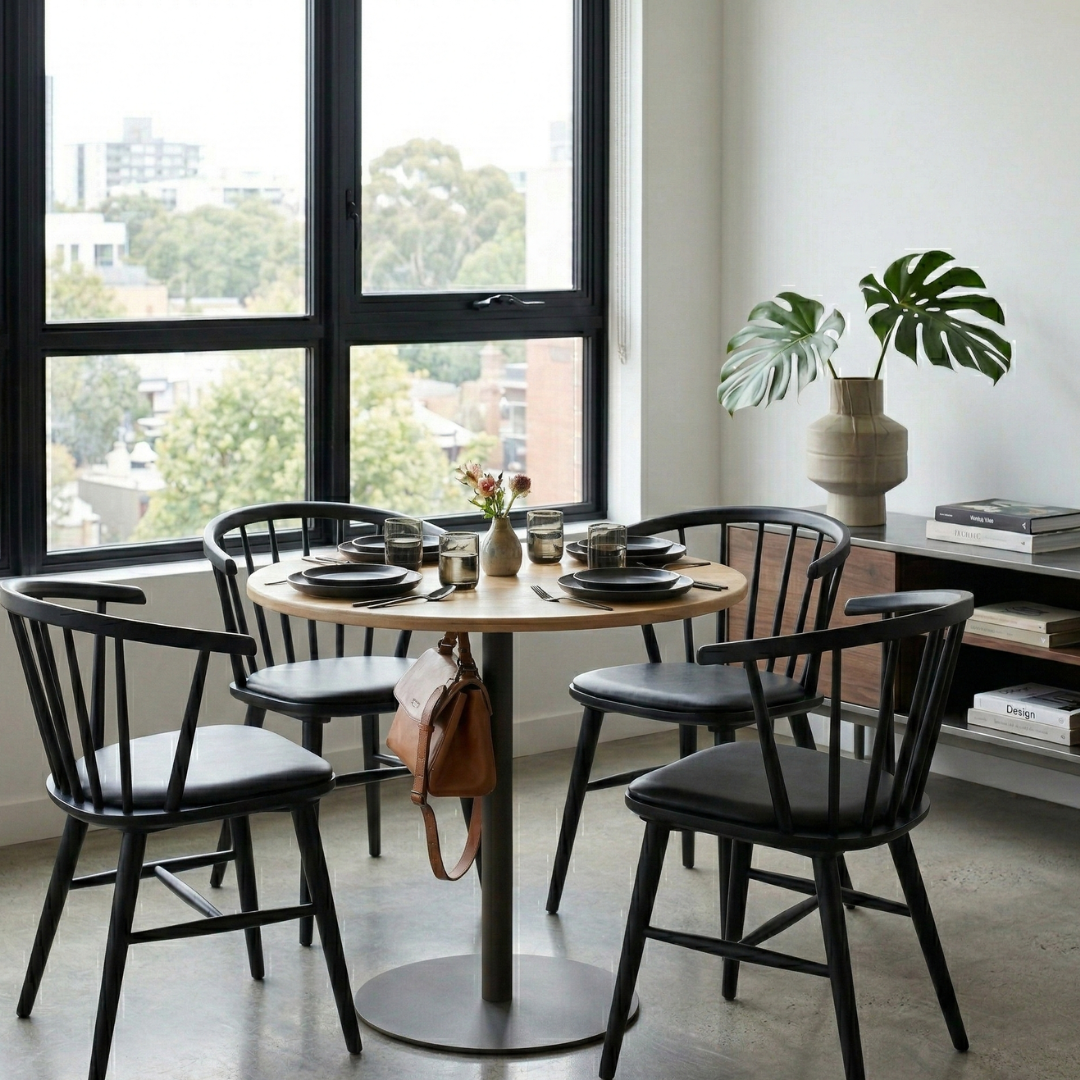 KISS Dining Table - Warm Charcoal