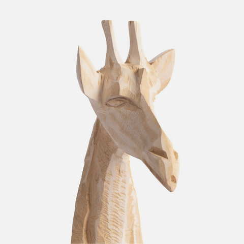 Giraffe Head - Natural