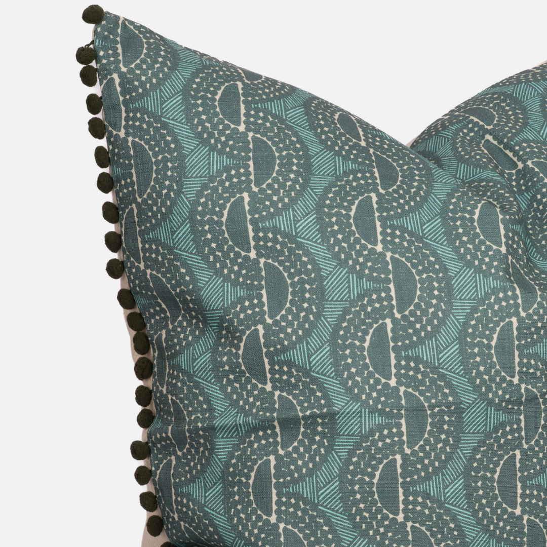 Scatter Cushion - Peppercorn Spinach