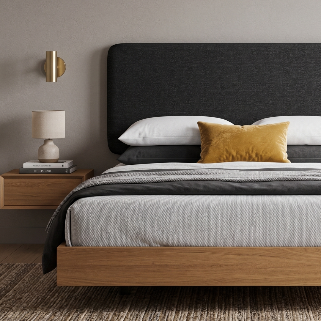 Oslo Headboard - Jet Black