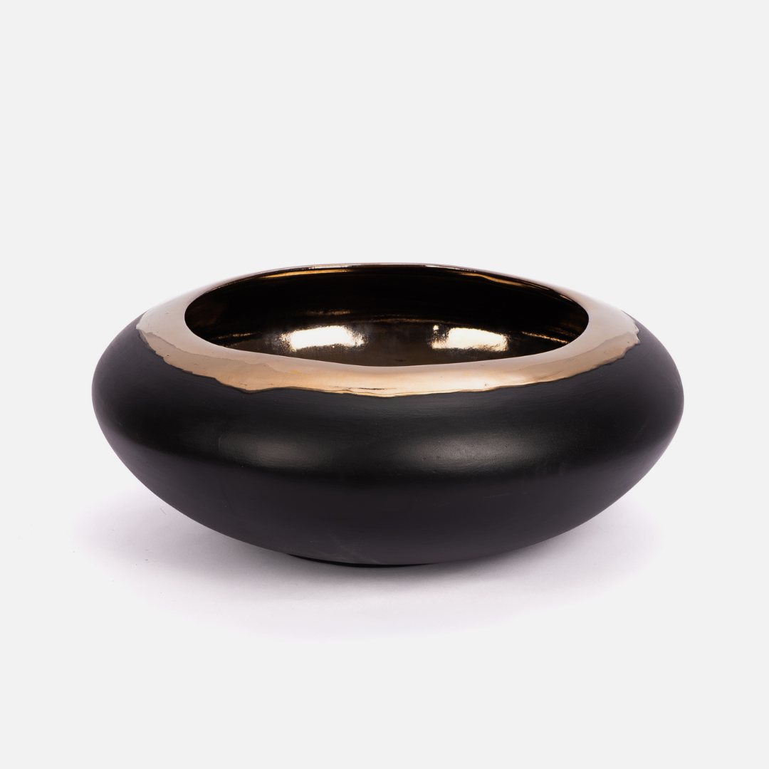 Eclipse Bowl - Black & Gold