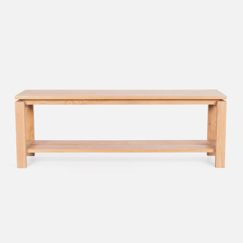 Harlow Solid Oak Bench / Coffee Table