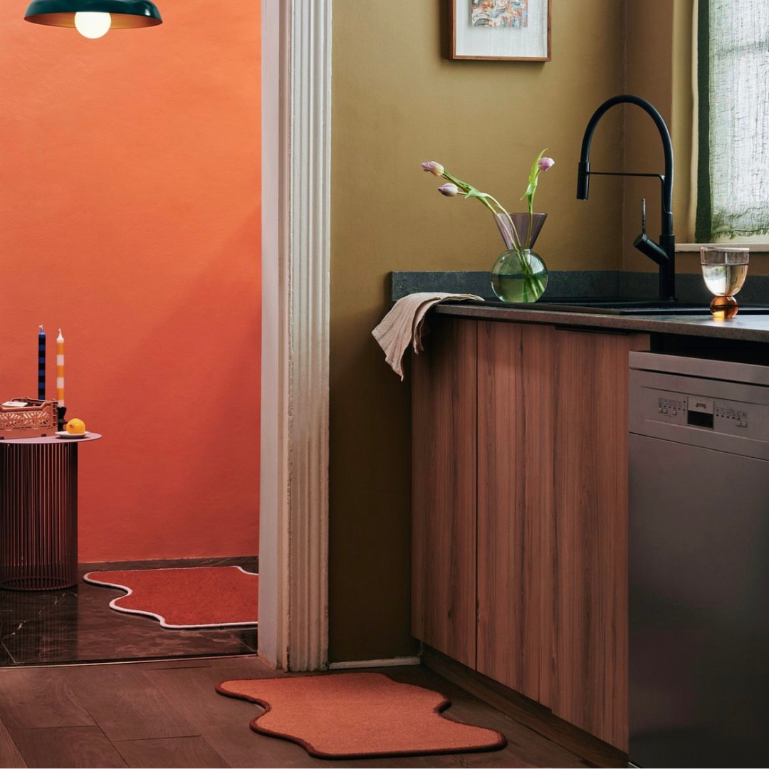 Curvy Mini Rug - Brick & Brick