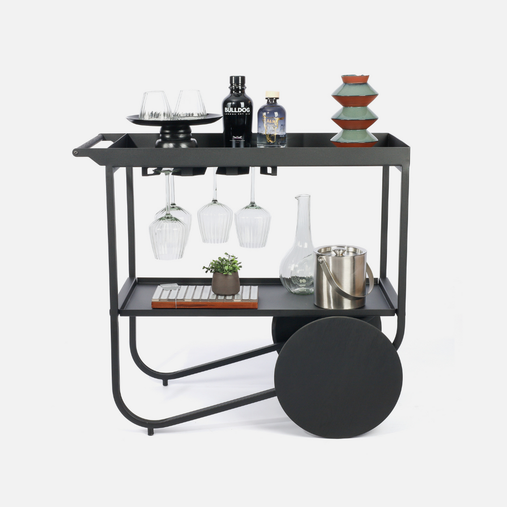 Stockholm Drinks Caddy - Midnight Black