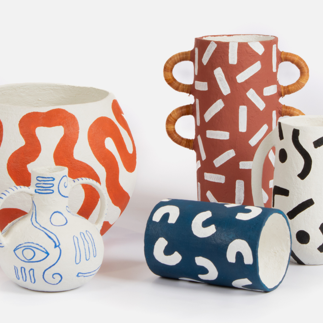 Ezra Double Handle Cylinder - Redwood