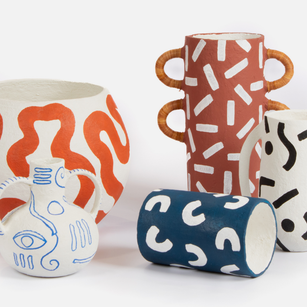 Ezra Double Handle Cylinder - Redwood