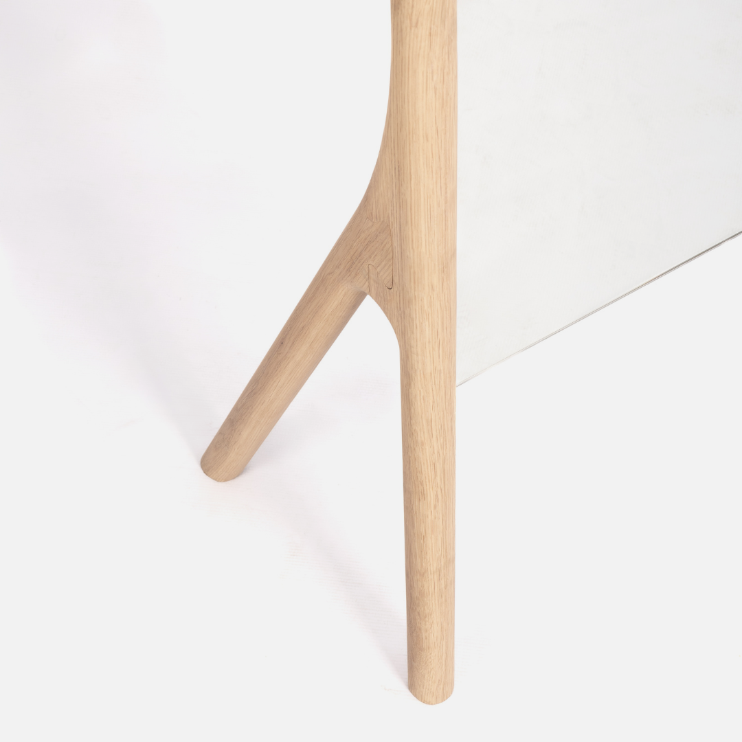 Twigs Freestanding Mirror - Solid Oak