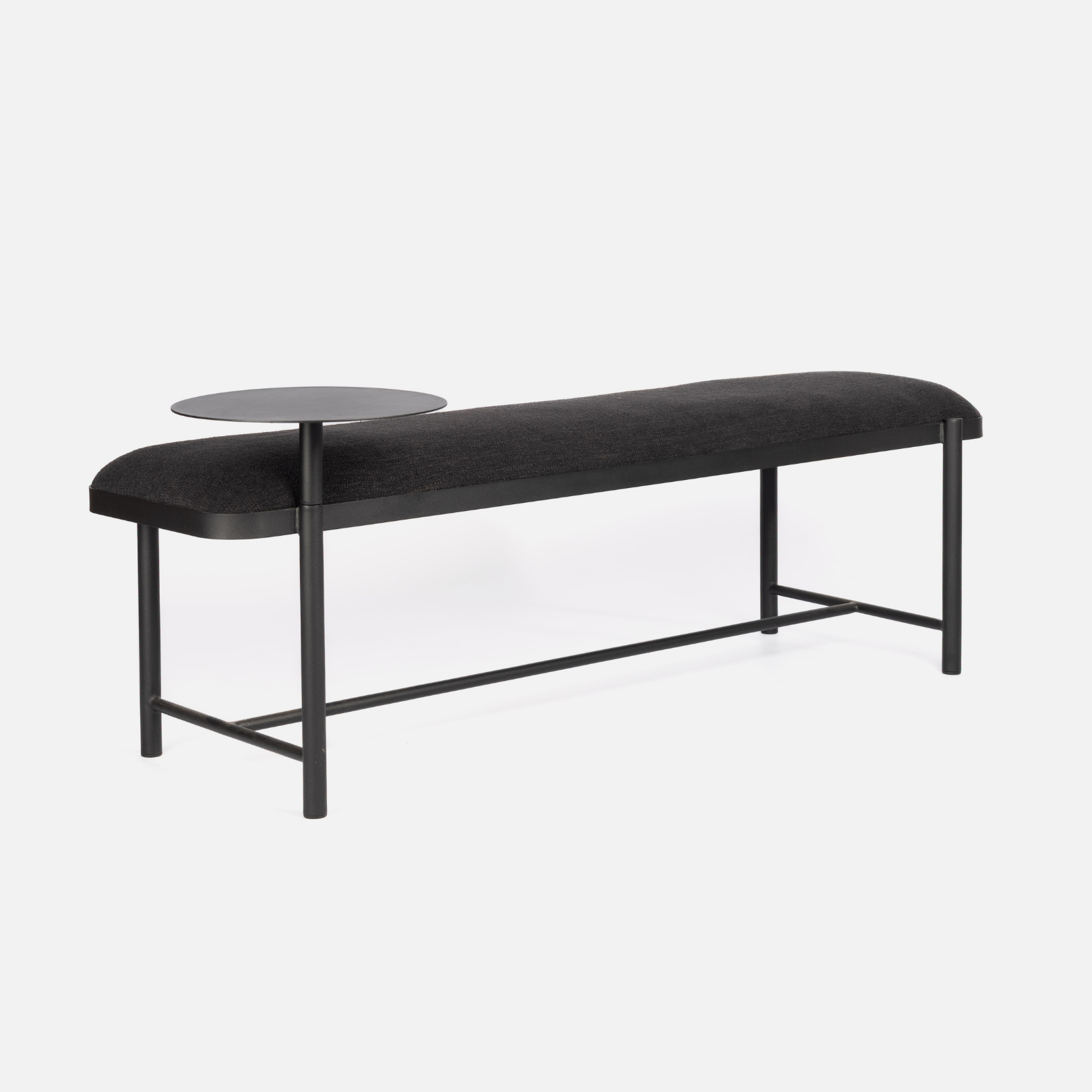 Malmo Bench + Table - Jet Black
