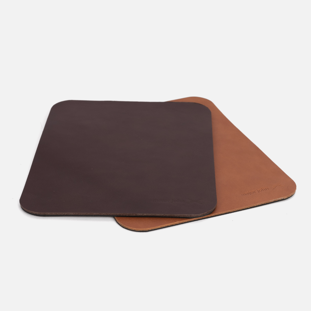 Leather Mouse Pad - Dark Brown