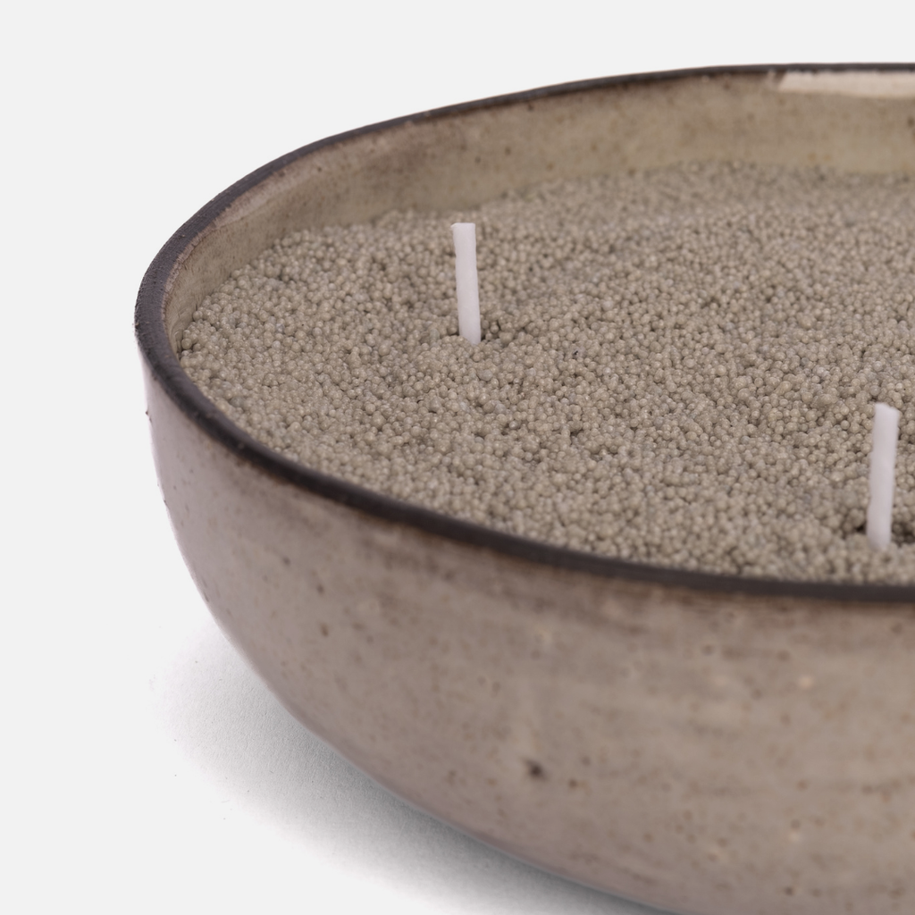 Premium Pearled Candle Tub 5kg - Misty Sage