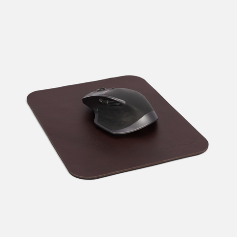 Leather Mouse Pad - Dark Brown