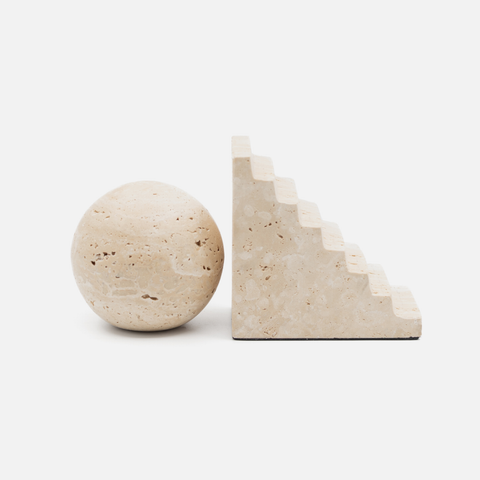 Orbital Stone Bookends