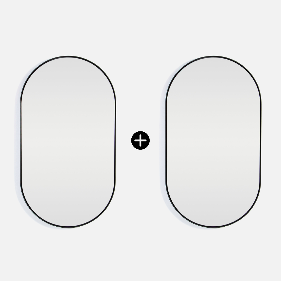 Deep Frame Pill Mirror Combo