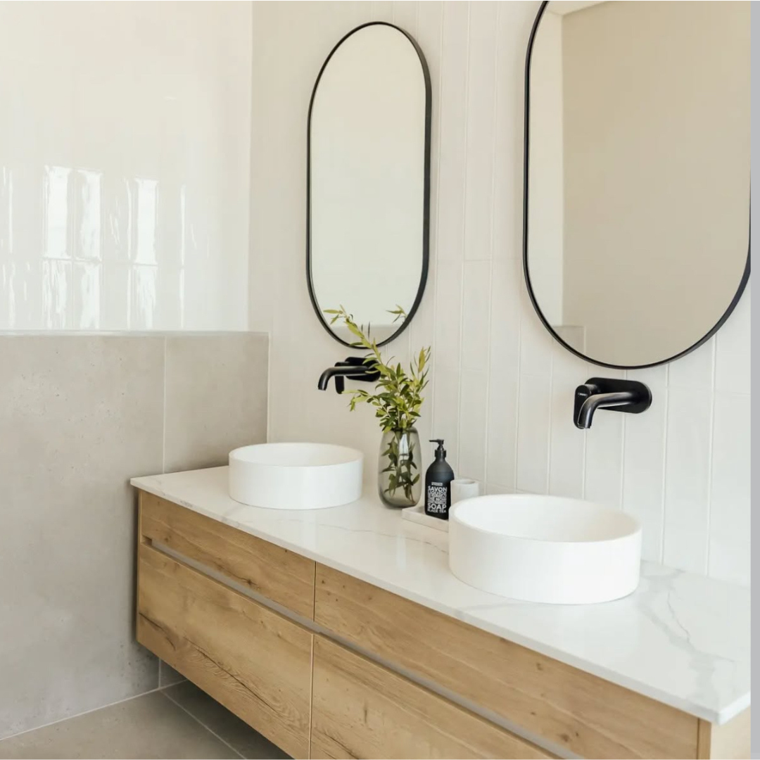 Deep Frame Pill Mirror Combo