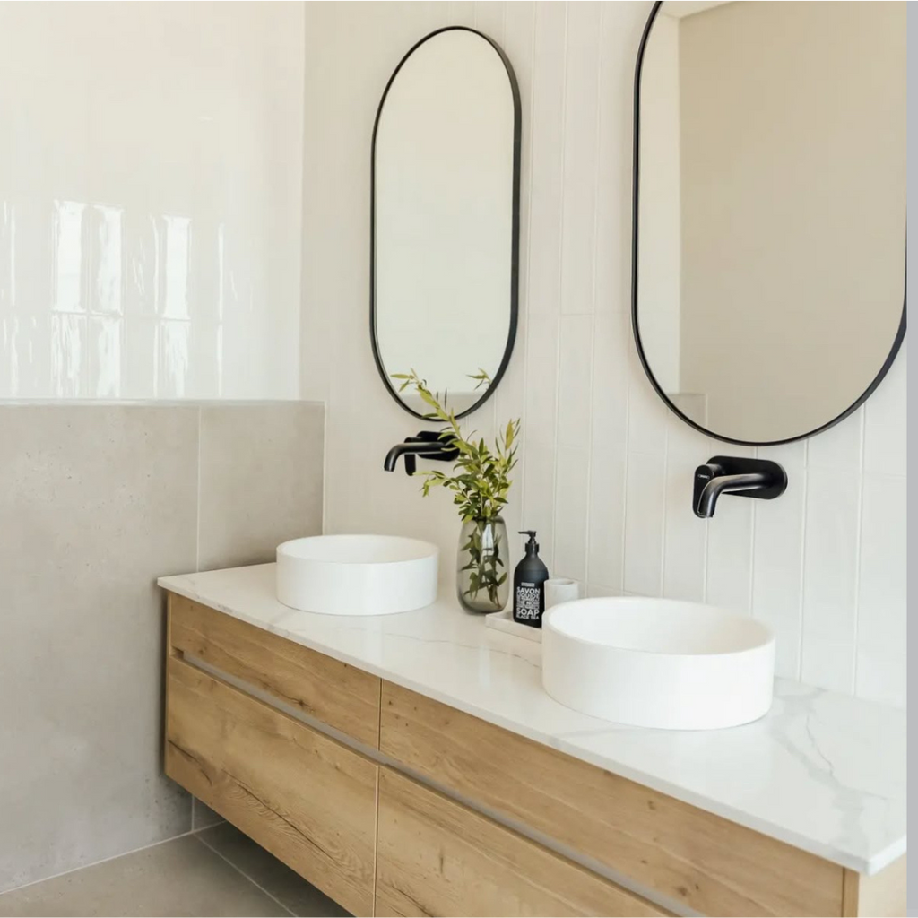 Deep Frame Pill Mirror Combo