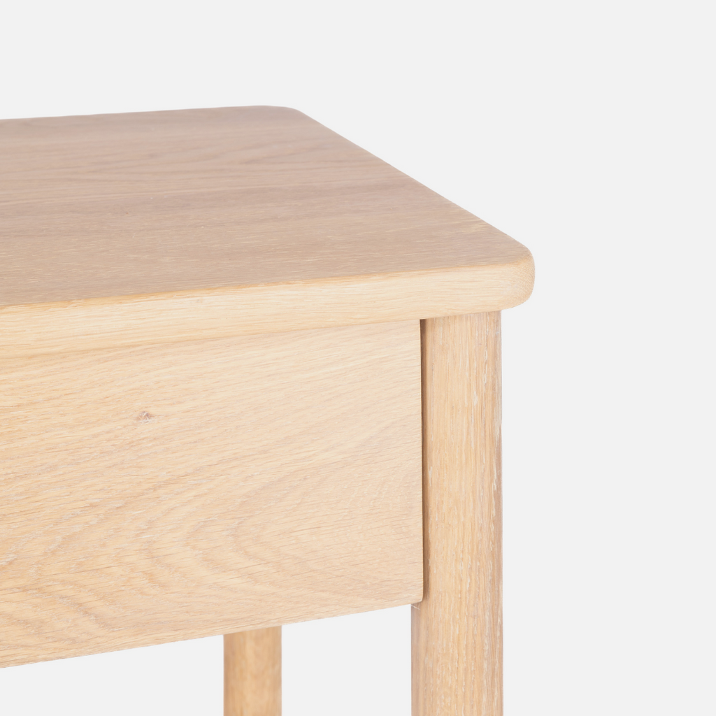 Scalla Oak Bedside Table Combo - Natural